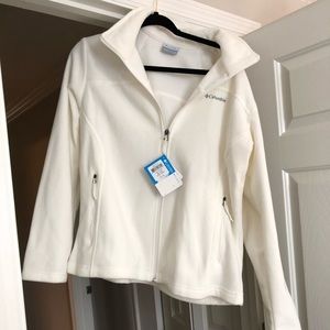 Columbia white fleece